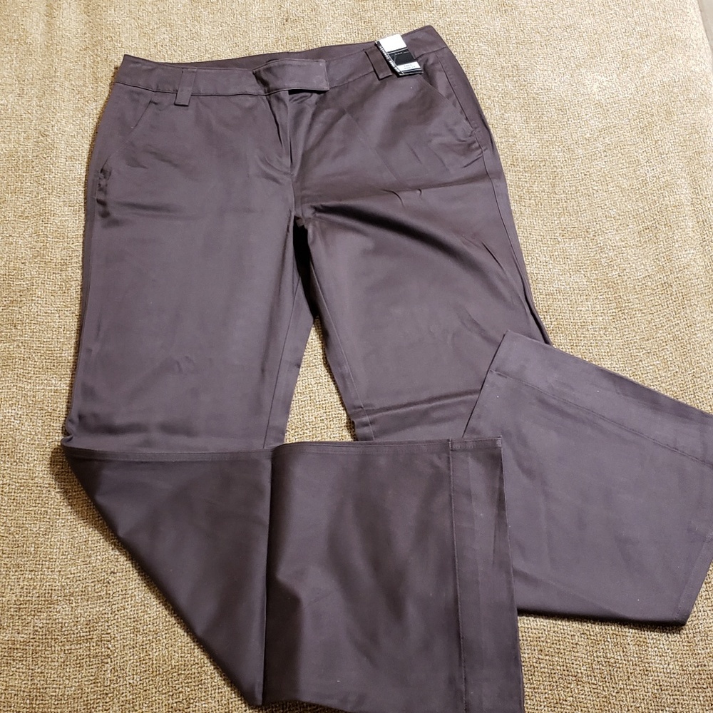 Chocolate brown dress pants